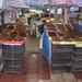 Vijgen/dadels verkoper in souks van Taroudant