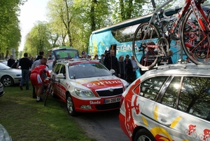 Start Parijs-Roubaix in Compiegne