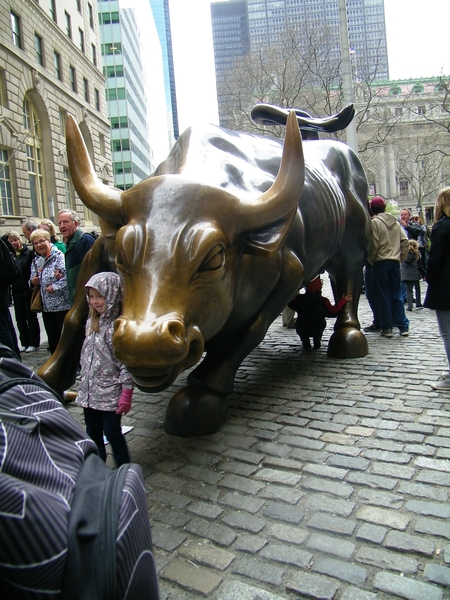 The Charging Bull of Wall street