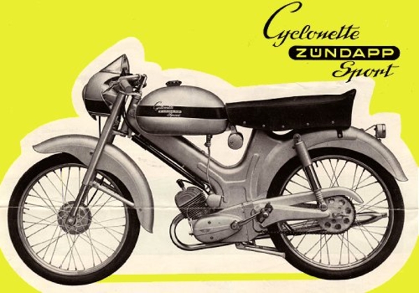 Cyclonette Sport met Zndapp motor 1960