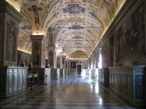 gang in de Vaticaanse musea