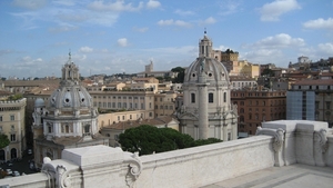 zicht op Rome vanop Nationaal Monument