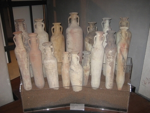 in het archeologisch museum (citta dell'acqua)
