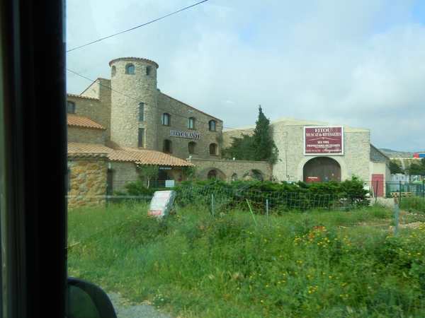 Onderweg naar Port Vendres - de wijn chteau'kes