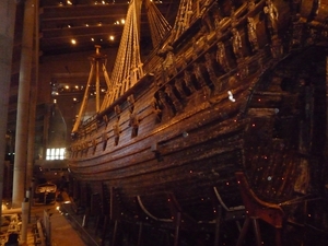 64 Vasa museum, met 17e eeuwse Vasa schip _P1110274