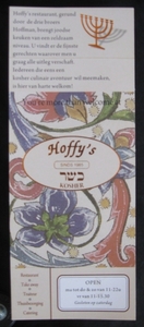 Bezoek aan Hoffy\'s kosher restaurant.