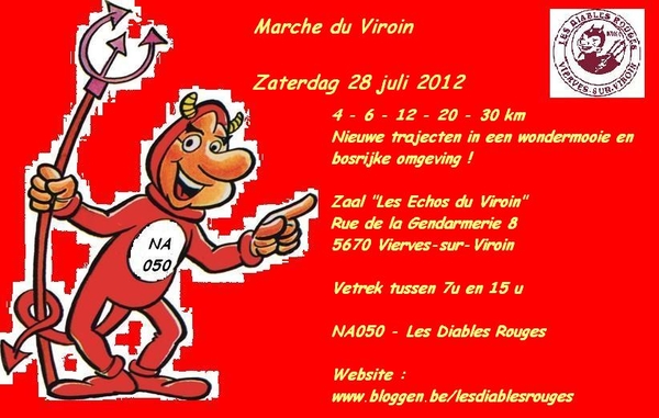 Les Diables Rouges Vierves-sur-Viroin  marche 2012