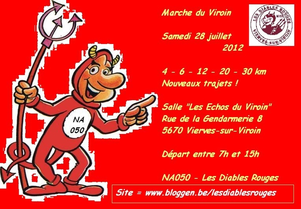 Les Diables Rouges Vierves marche 2012