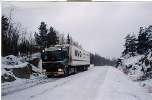 In Hudiksvall in de winter