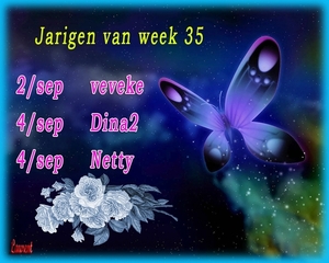 jarigen van week 35