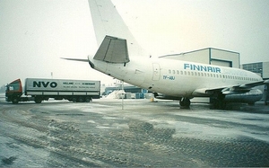 Lossen in Helsinki op Luchthaven