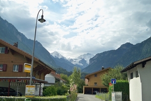 De Jungfrau gezien van in Wilderswil