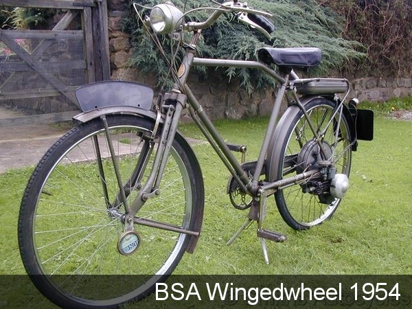 BSA. Wingedwheel 1954