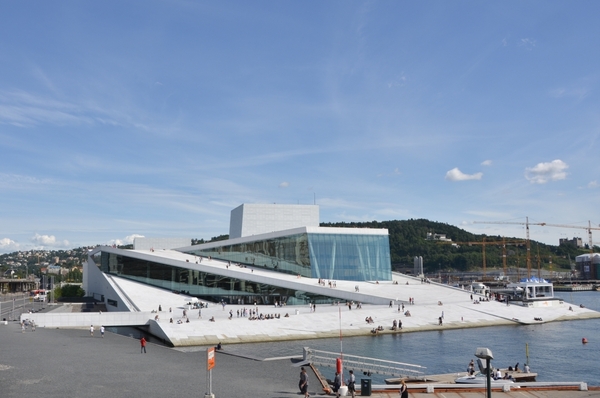 Wandelen in Oslo - Operagebouw