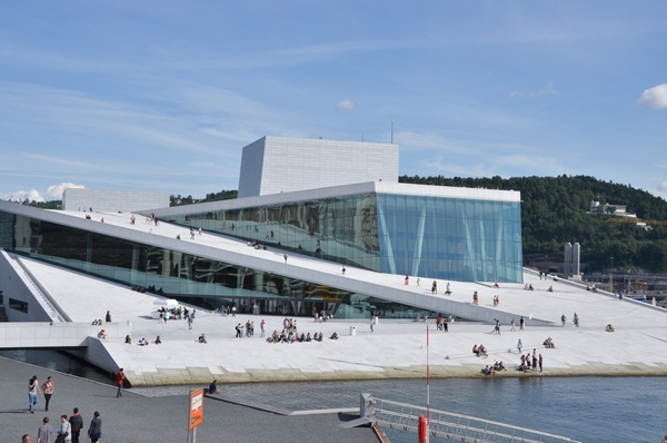 Wandelen in Oslo - Operagebouw