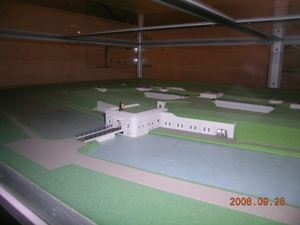 maquette van het fort