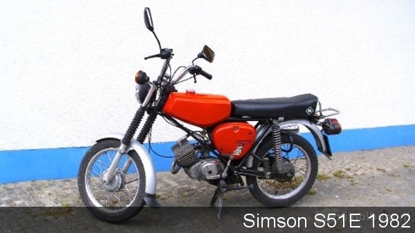 Simson S51E  1982