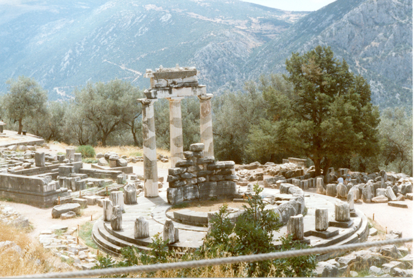 tholos Delphi Griekenland tempel