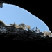 Onderweg naar Lavezzi; grot met Corsica zicht