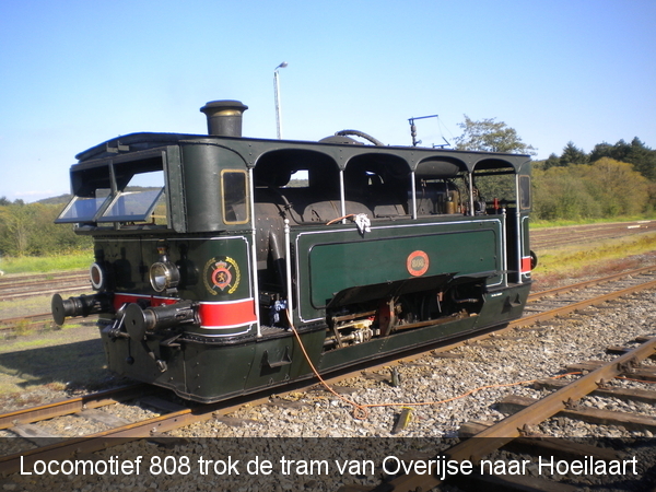 Locomotief 808 trok de tram Overijse-Hoeilaart tot 1957