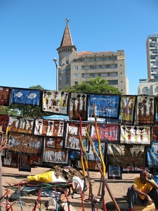 Maputo - Souvenirmarkt 17 - Batik