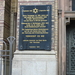 Gedenksteen op oude synagoge