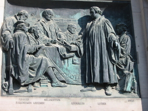 (B.Dom) Luther bij Melanchton