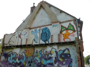 Graffiti huis