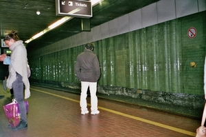 Wachten in de metro