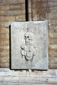 Gedenkplaat Antwerpse kathedraal