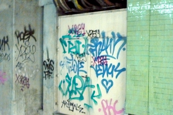 Graffiti Metro Groenplaats
