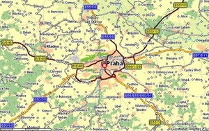 003 Kaart_Praag_Tsjechie