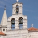 Montenegro, Budva, torens orthodoxe en katholieke kerk (15de eeuw