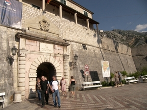 Montenegro, Kotor, toegangspoort  oude stad
