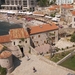 Montenegro, Zicht op Budva, oude stad en strand