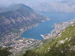 Montenegro, Zicht op Baai van Kotor
