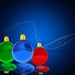 Drie Kerstmisballen