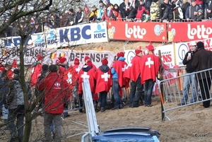 WK cyclocross Koksijde juniors en beloften  28-1-2012 010