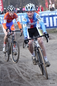 WK cyclocross Koksijde juniors en beloften  28-1-2012 052