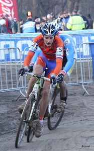 WK cyclocross Koksijde juniors en beloften  28-1-2012 100