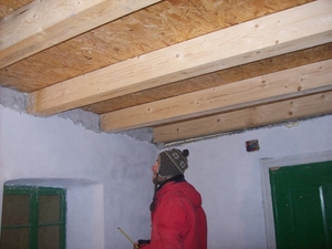 voorbereiden isolatie plafond living