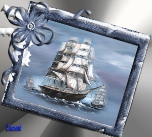 Frame met schip