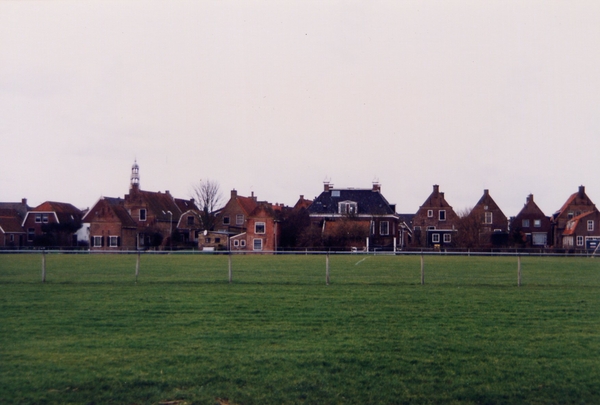 Panorama Hindeloopen van de landkant // 1990