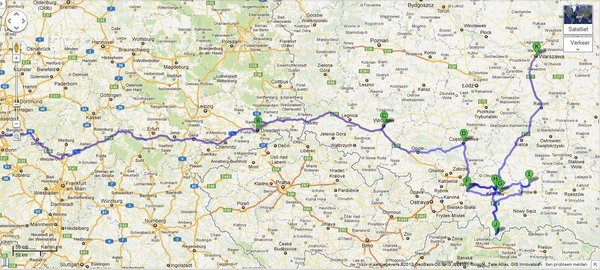 Polen_route