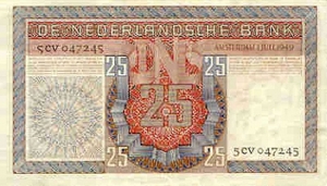 25 Gulden 1950
