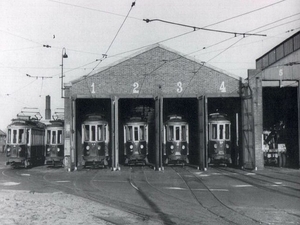 Spoor 1 tm 5 Leidsevaart Haarlem 21-04-1957 L.J.P. Albers