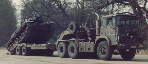 army FTF V-12 loading tank