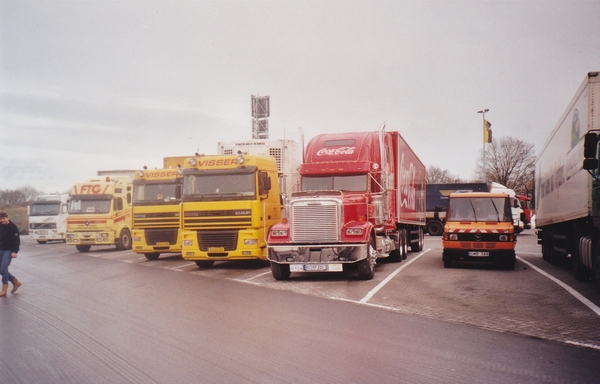 Op een parking