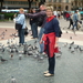 Gerda en haar duiven !