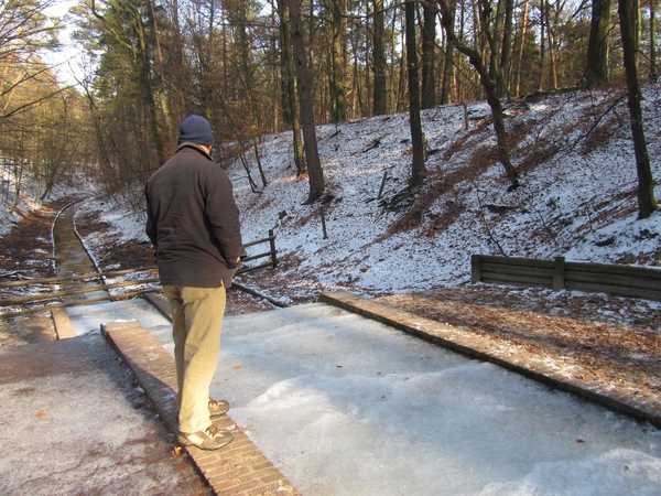 Bevrozen waterval